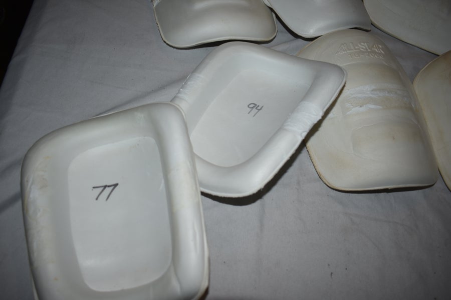 All-Star Football Thigh Pads, White, Adult