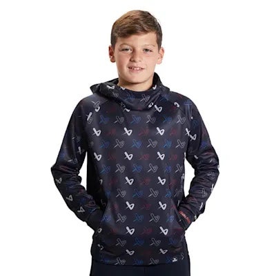 NEW Bauer Youth Icon Repeat Hoodie, Medium