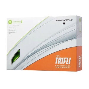 Maxfli 2023 TriFli Golf Balls - 1 Dozen Box - Matte Green