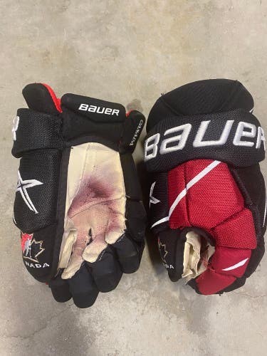 Team Canada Bauer 13" Pro Stock Gloves