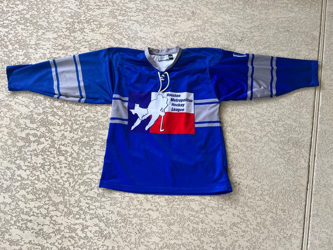 Blue Used Adult Medium Hockey Jersey