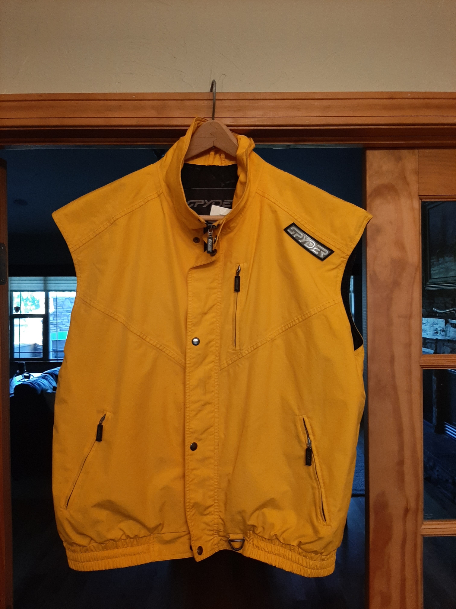 Yellow Men's Adult Used XL Spyder vest