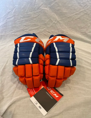 New CCM Gloves 13" Pro Stock NY Islanders