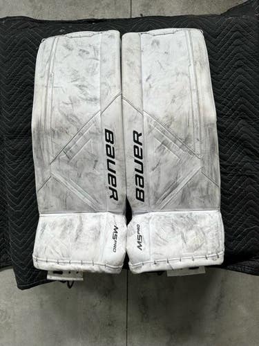 Used Small Bauer Supreme M5 pro INT Small Goalie Leg Pads