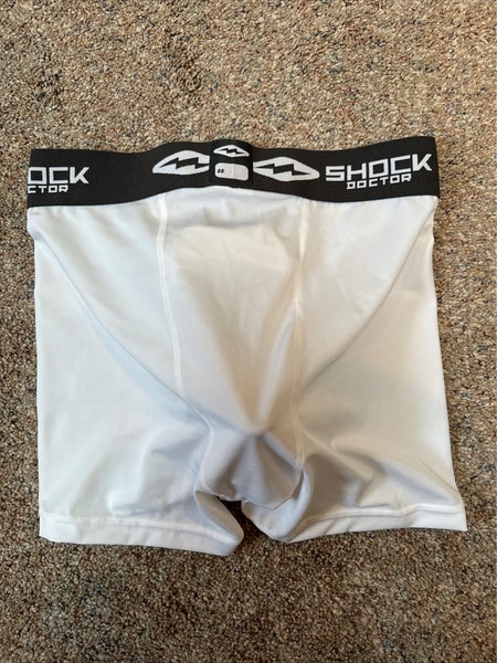 Shock Doctor Compression Shorts w/ BioFlex Cup - Youth