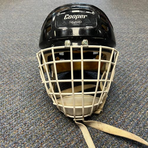 Cooper SK600 helmet w/ Cooper HM50 cage large?