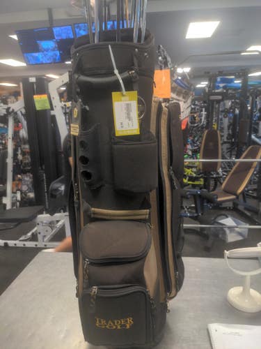 Used Black Men's F-1 Golf Cart Bag