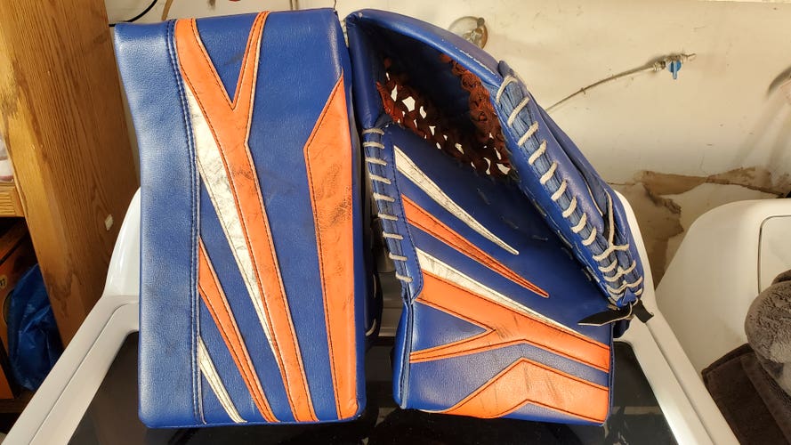 Used Factory Mad Senior Glove and Blocker