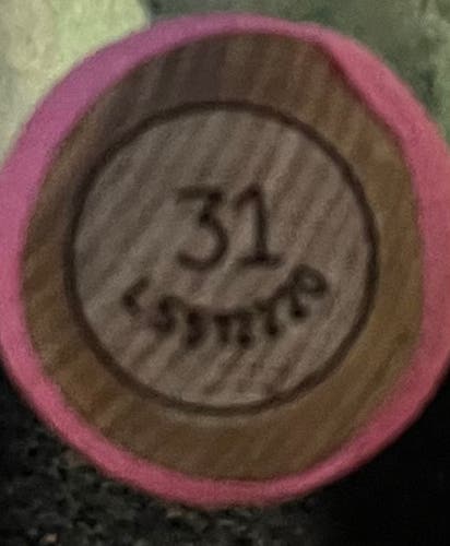 Used Training Wood (-3) 28 oz 31" Genuine Bat