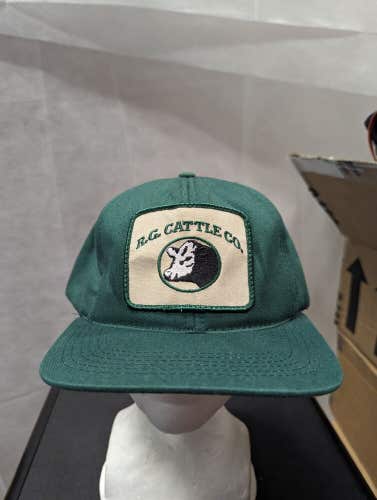 Vintage R.G. Cattle Co. All Foam Snapback Hat K-Products