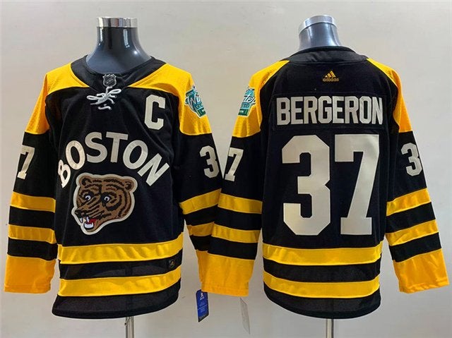 BERGERON BOSTON BRUINS AUTHENTIC 2023 NHL WINTER CLASSIC ADIDAS JERSEY