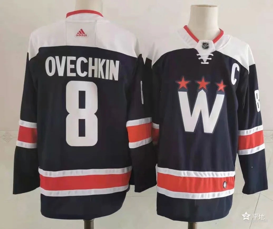 OVECHKIN WASHINGTON CAPITALS AUTHENTIC ADIDAS REVERSE RETRO 2.0 HOCKEY  JERSEY