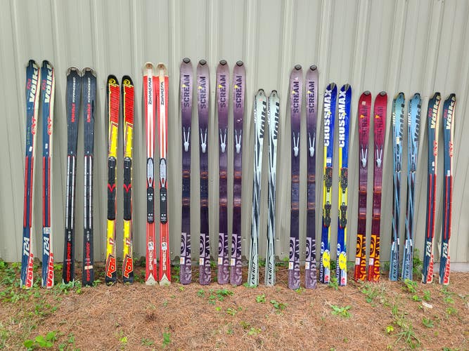 Lot of 12 Pair Blank Skis PLEASE READ DESCRIPTION