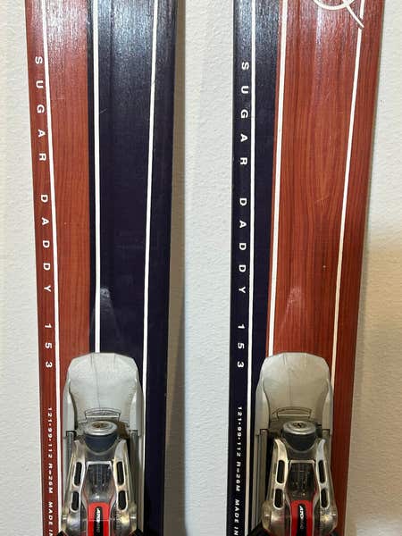 Atomic Sugar Daddy All-Mountain Twin Tip Downhill Skis 153 cm Neox
