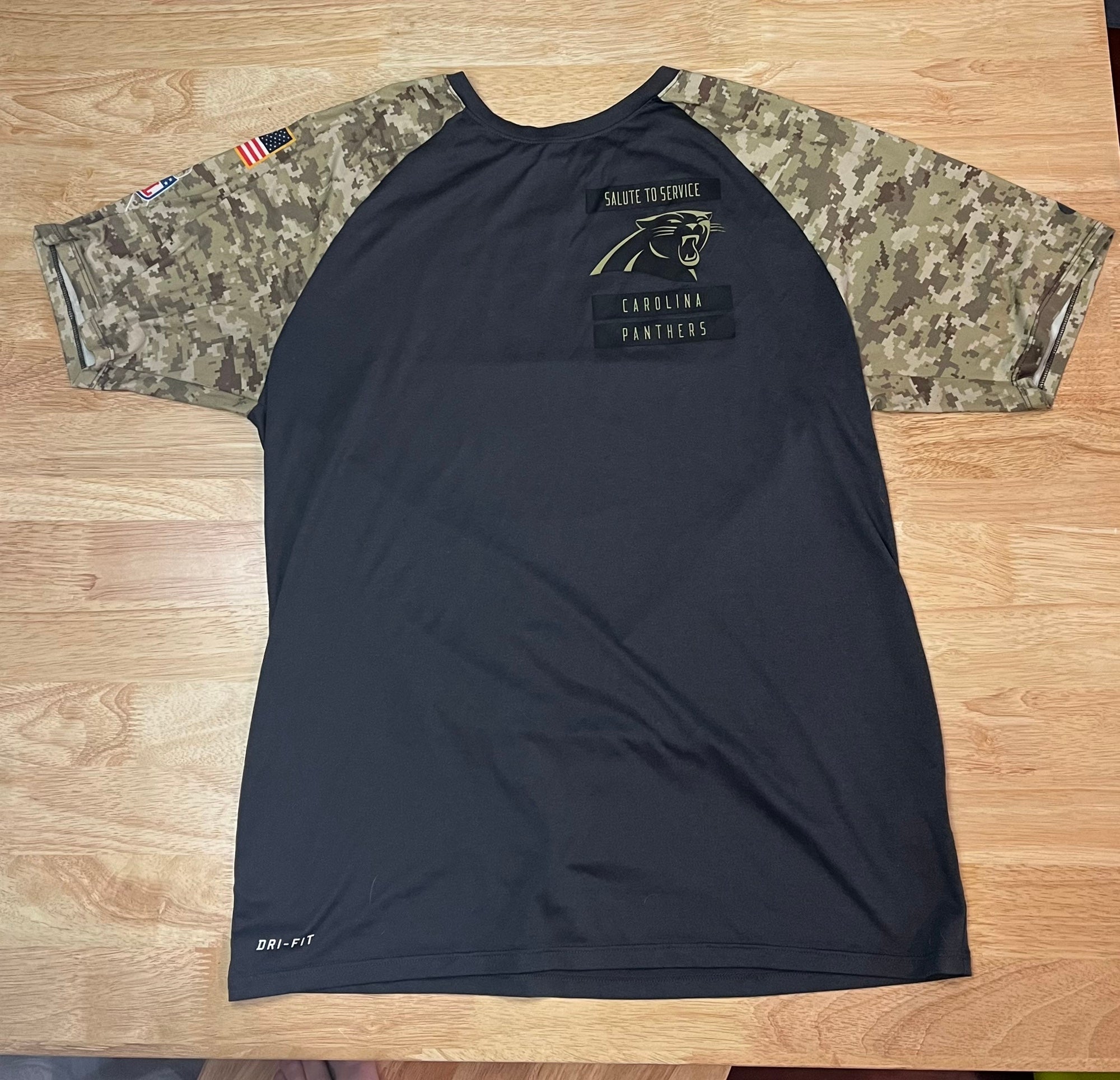 Carolina Panthers Nike Salute to Service Dri-Fit T-Shirt