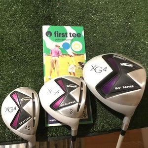 TiTech XG4 Woods & Hybrid Set (D, 3W, 4/5H) Uniflex Steel & Graphite Shafts