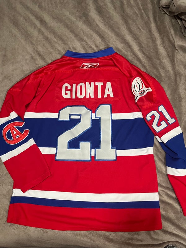 Red New XXL Men's Jersey Montreal Canadiens Brian Gionta vintage Jersey