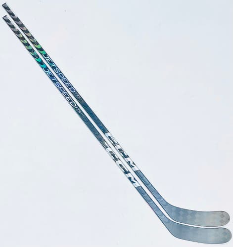 New 2 Pack Silver CCM Jetspeed FT5 Pro (Trigger 7 Pro Build) Hockey Stick-LH-P28M-80 Flex-Grip