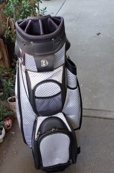 BENNINGTON Original Pouch Black Golf Cart Bag, 6 Way Divider