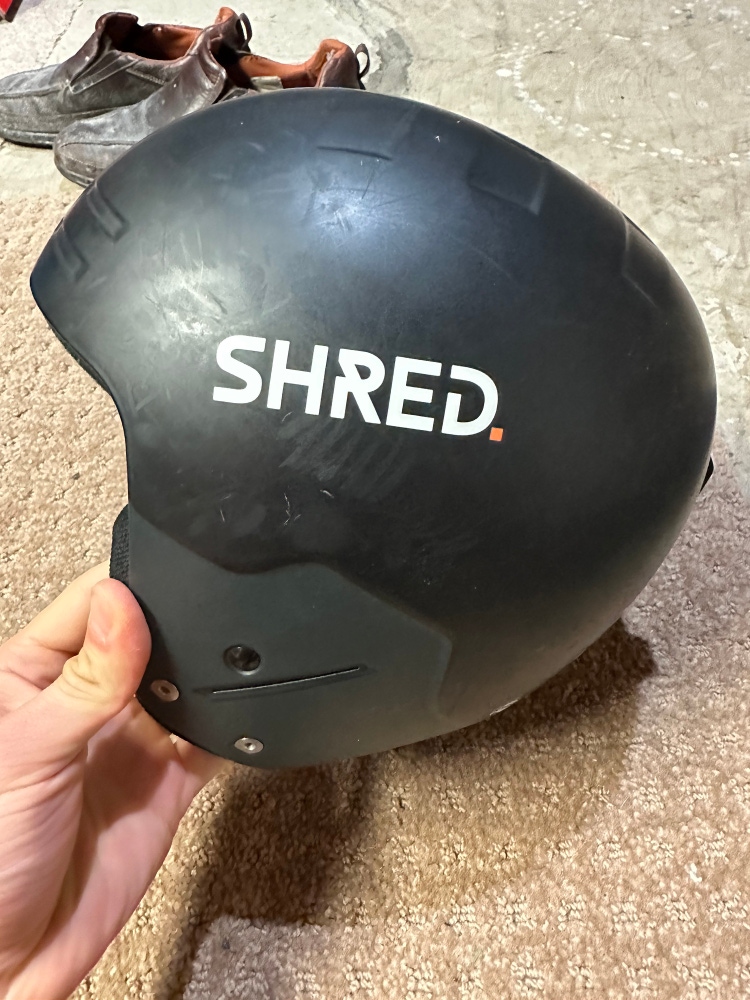 Used Medium/Large Shred Basher Helmet FIS Legal