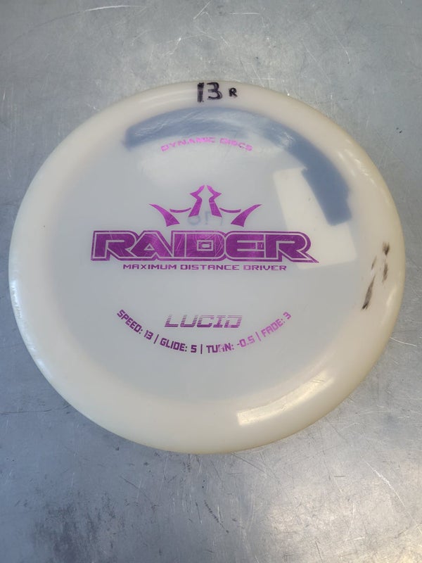 Used Dynamic Discs Lucid Raider 170g Disc Golf Drivers