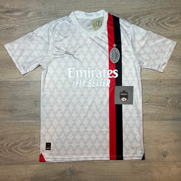 Puma Men's AC Milan 2023/24 Away Jersey White/Grey, M