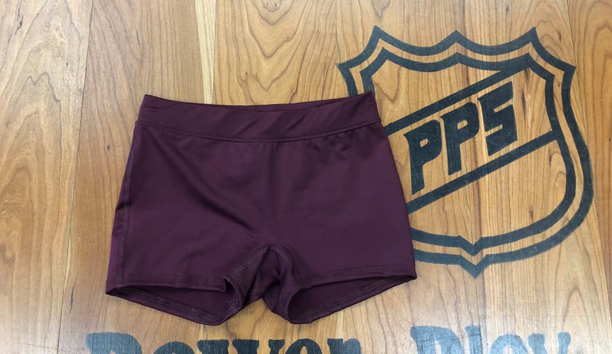 Augusta Volleyball Shorts Maroon/Girls Large