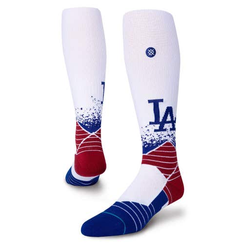 Los Angeles Dodgers "Connect Of" Stance MLB Baseball Socks Lrg Men's 9-13