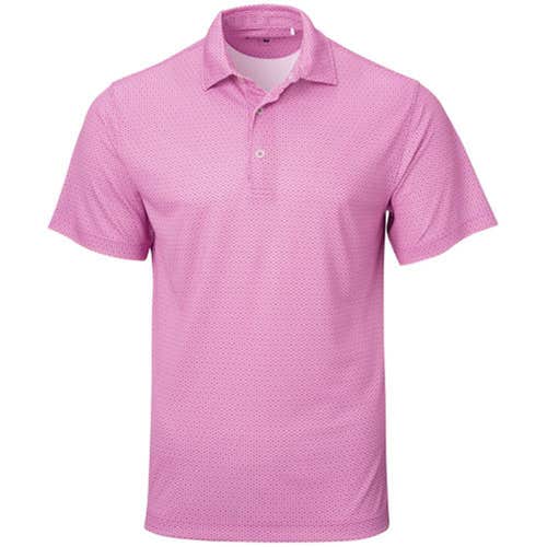 Bermuda Sands Short Sleeve Polo Shirt (Grant, Hibiscus, 2XL) Golf NEW