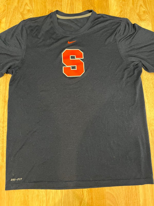 Syracuse Nike Elite Long-sleeve (Orange and gray - Depop