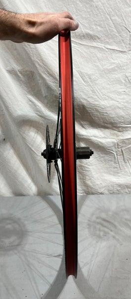 REI Co-Op 32-Spoke Black Aluminum Disc Brake 700C Rear Wheel CLEAN Fast shipping