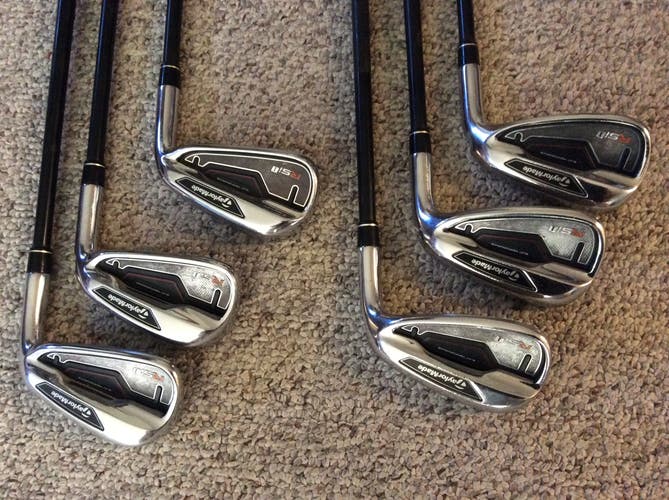 TaylorMade RSi 1 Iron Set. Regular Flex Graphite Shaft. 5-PW.