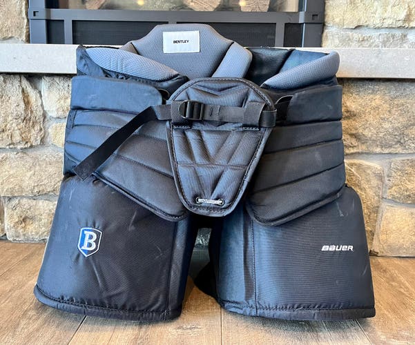 Used Large Bauer Pro Stock custom Hockey Goalie Pants