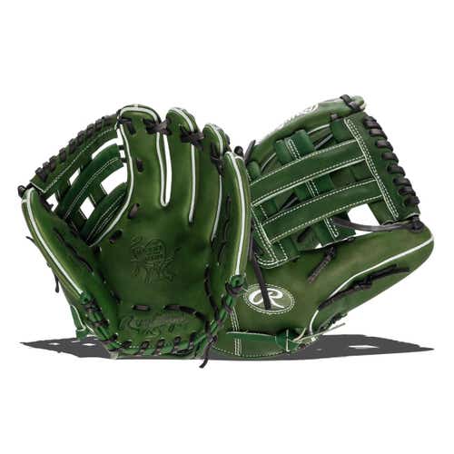 New Rawlings Heart of the Hide Military Green Kris Bryant 12.25" Baseball Glove: PROKB17MG