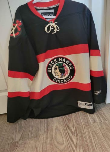 Blackhawks Black Alternate Reebok Jersey