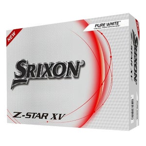 Srixon Z Star XV Golf Balls (Pure White, Spinskin, 2023, 12pk) NEW