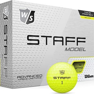 Wilson Staff Model Golf Balls (Yellow, 24pk) 2dz NEW