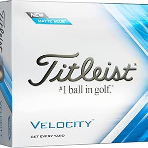 Titleist Velocity Golf Balls (Matte Blue, 24pk) 2022 NEW