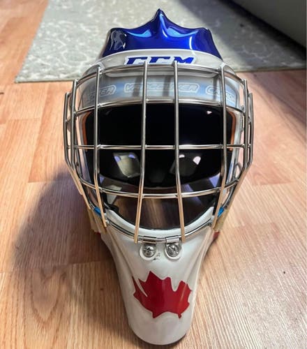 *CUSTOM* New CCM GFL Pro Goalie Mask Sr L