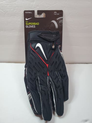 BNWT Nike Superbad 6.0 Georgia Bulldogs Magnigrip Gloves DX4926-091 sz 2XL