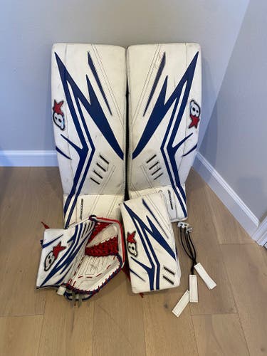Used 33+1 Brian's Senior Regular Optik X2 Goalie Full Set