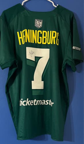 Jules Heningburg 2022 PLL Redwoods Signed Game Worn Jersey