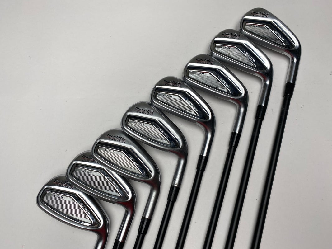 Tour Edge Exotics E722 Iron Set 5PW+AW+SW (Graphite KBS TGI Senior