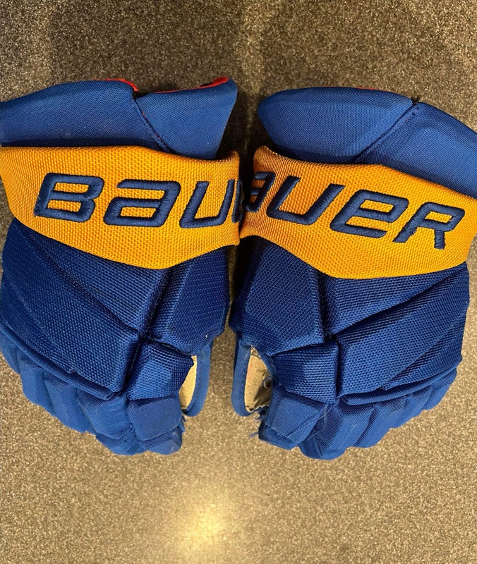 Buffalo Sabres Bauer 14" Pro Stock Vapor 2X Pro Gloves