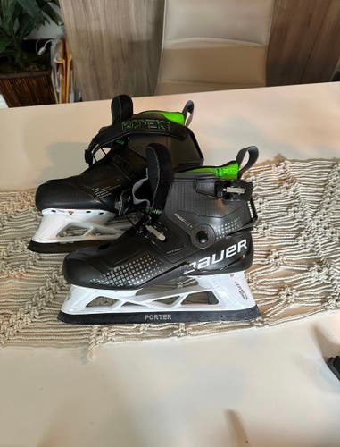 Bauer Konekt Hockey Goalie Skates Senior Pro Size 9 / 9.5 Black