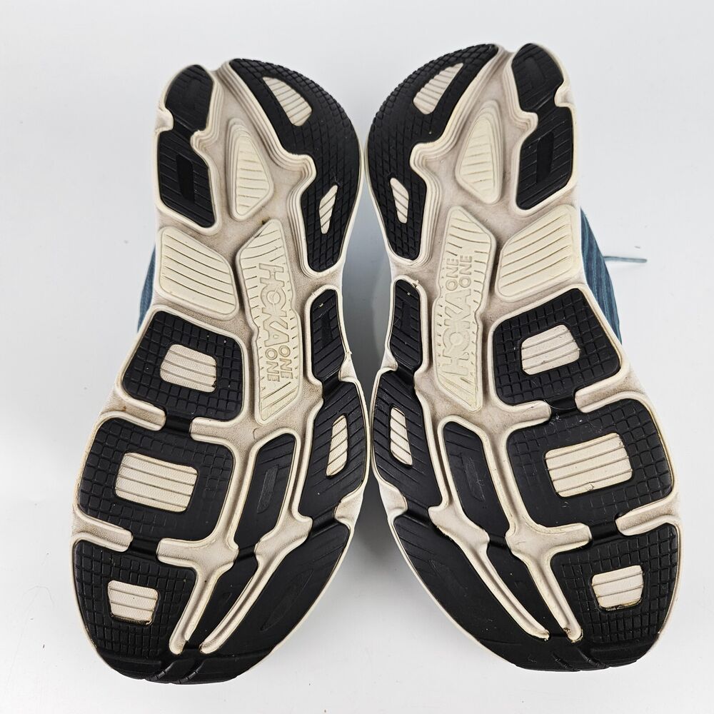 Hoka One One Bondi 5 1014757 CGTB Gray Blue Running Shoes Sneakers Men's Sz  12.5