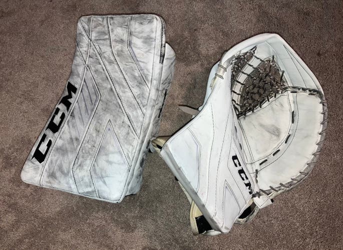 CCM Axis Pro Goalie Glove & Blocker Set