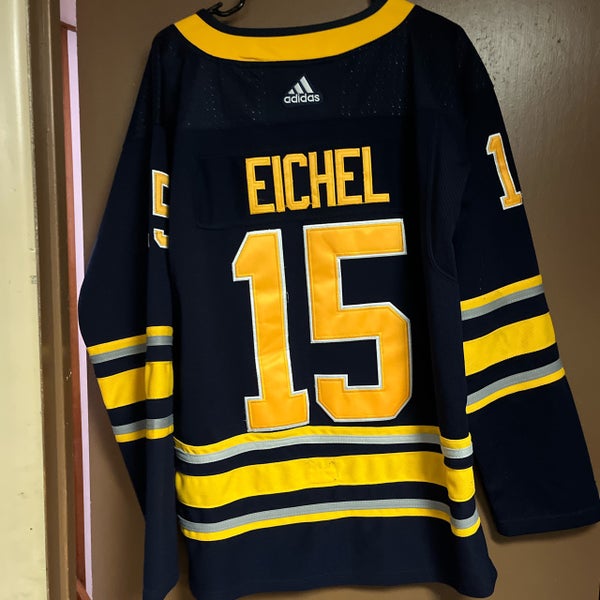 Adidas Authentic Buffalo Sabres 50th Anniversary Jersey Size 50 Jack Eichel