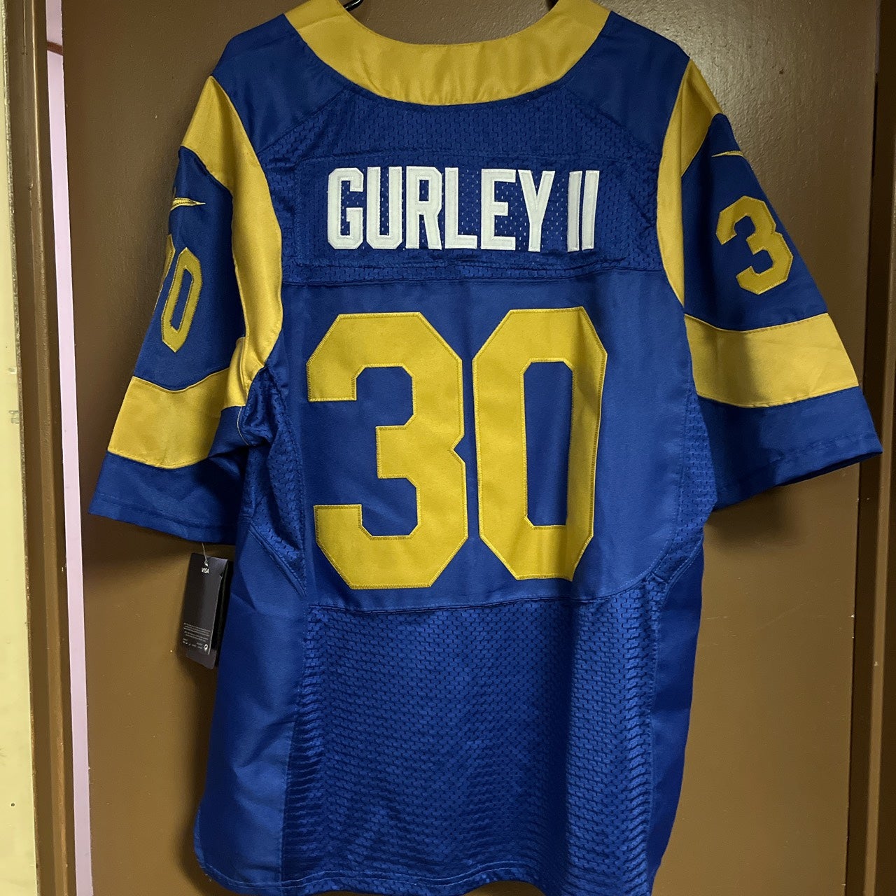 New 3XLT Majestic Men's Big & Tall Los Angeles Rams Todd Gurley Jersey  T-Shirt