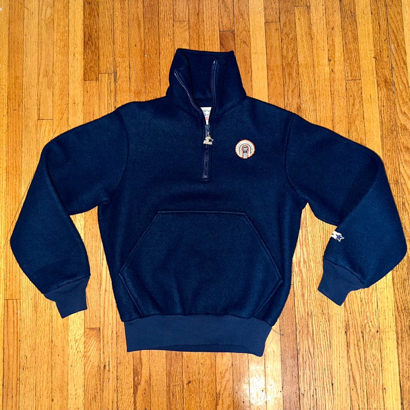 Men's Majestic College Navy Seattle Seahawks Mid-Field Pullover